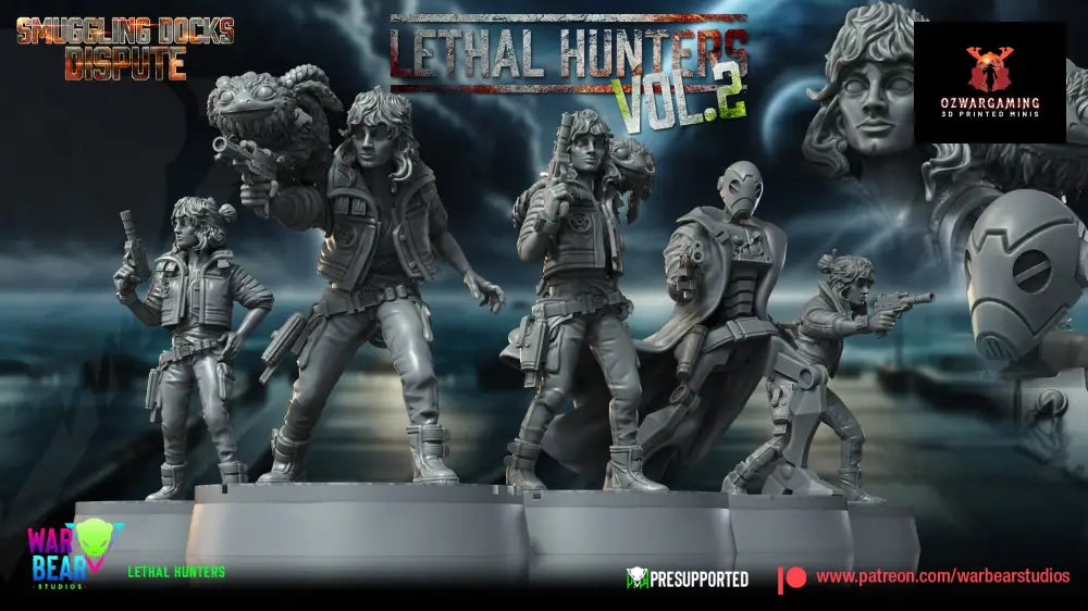 Outlaws | Warbear Studios 28mm SciFi Wargaming Miniatures Role Playing Miniatures