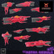 Overtaken Fleet | EC3D Fleet Scale Sci Fi Miniatures Role Playing Miniatures