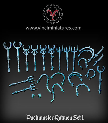 Verminkin Packmasters | Vinci Miniatures 28/32mm Fantasy Wargaming Miniatures Role Playing Miniatures