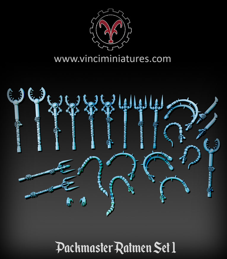 Verminkin Packmasters | Vinci Miniatures 28/32mm Fantasy Wargaming Miniatures