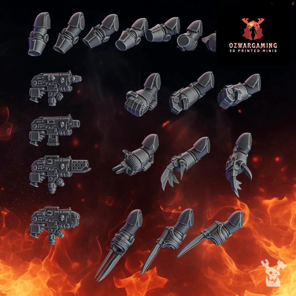 Pactum Aeturnum Arm Parts | DakkaDakka.store Grimdark Wargaming Miniatures Role Playing Miniatures