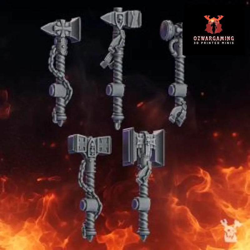 Pactum Aeturnum Crusader Hammers | DakkaDakka.store Grimdark Wargaming Miniatures Role Playing Miniatures