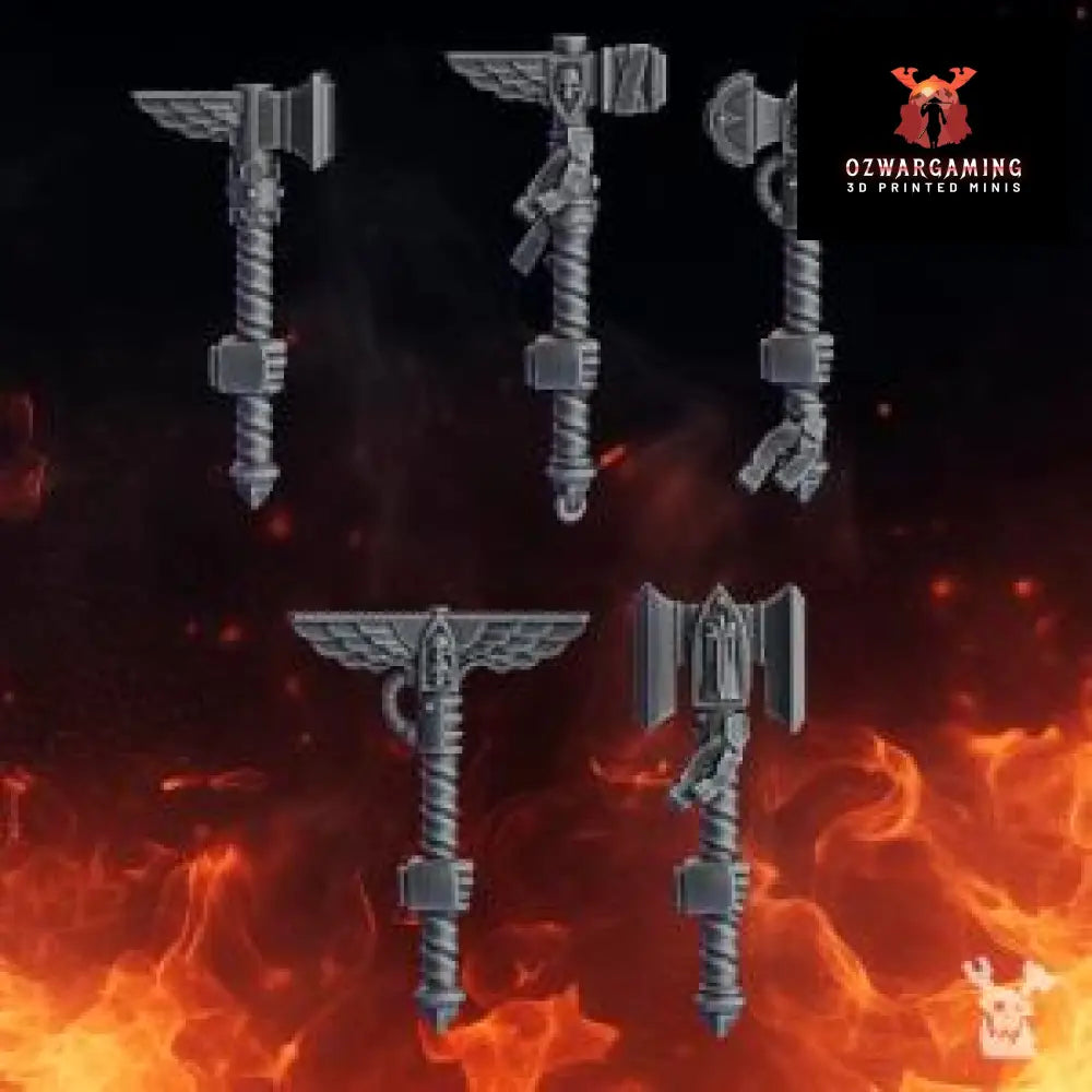 Pactum Aeturnum Knight Hammers | DakkaDakka.store Grimdark Wargaming Miniatures Role Playing Miniatures