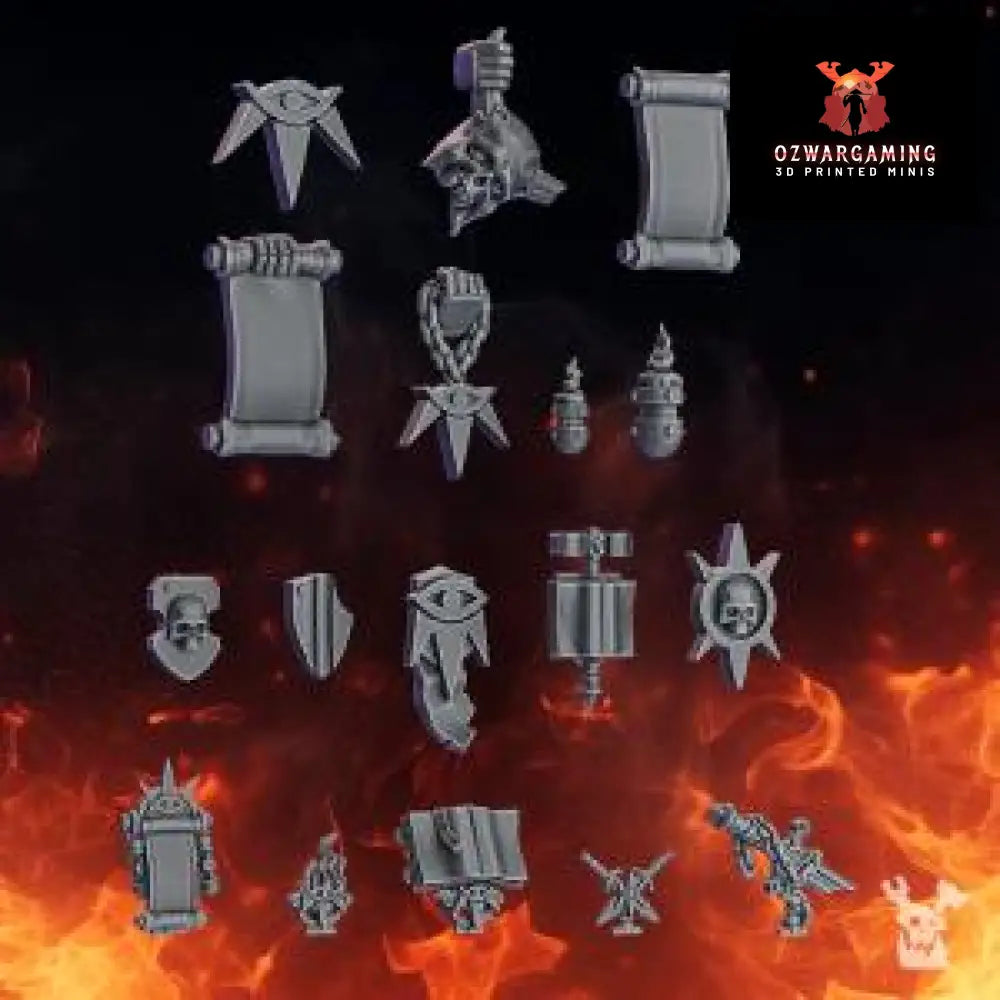 Pactum Aeturnum Warden Decor | DakkaDakka.store Grimdark Wargaming Miniatures Role Playing Miniatures