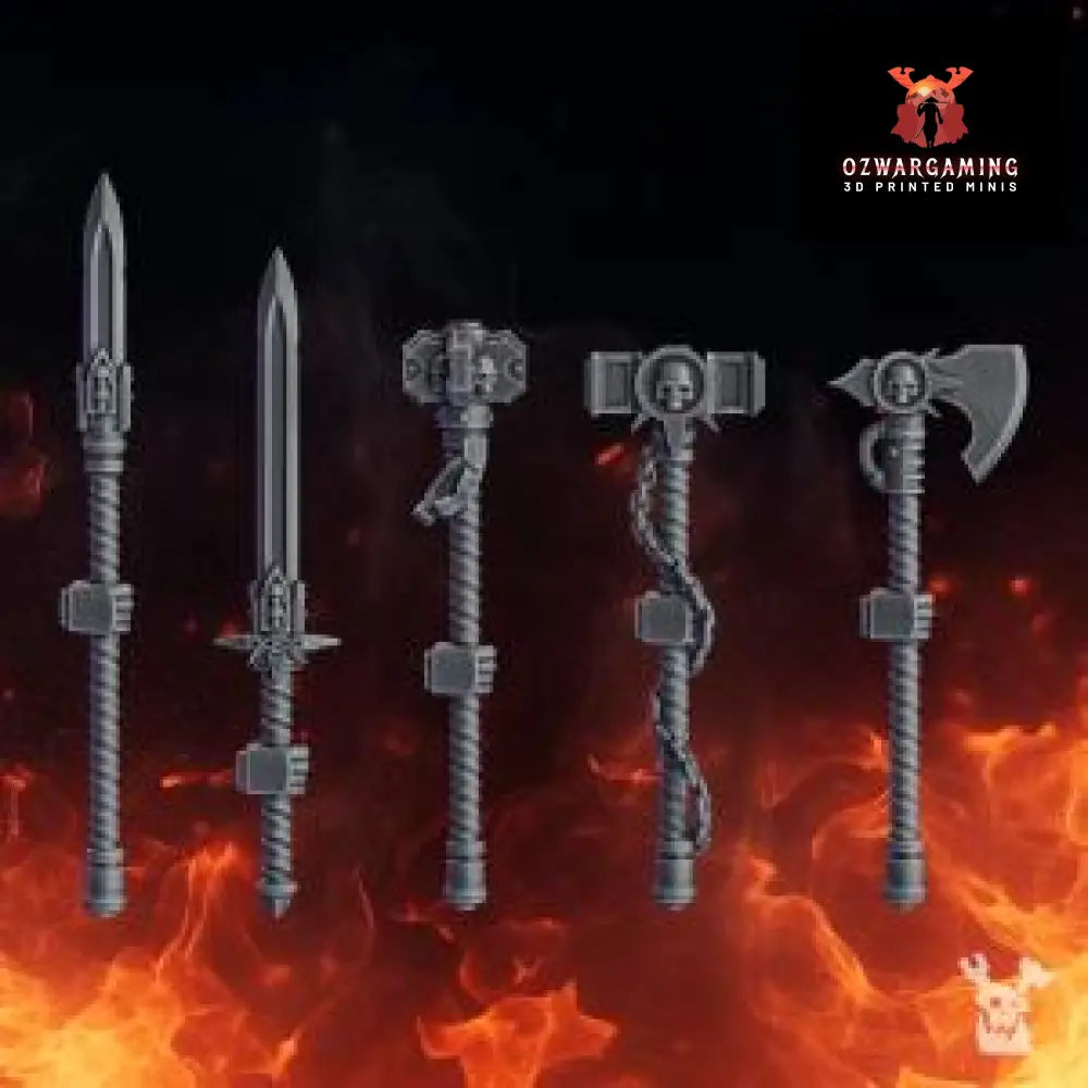 Pactum Aeturnum Warden Weapons | DakkaDakka.store Grimdark Wargaming Miniatures Role Playing Miniatures