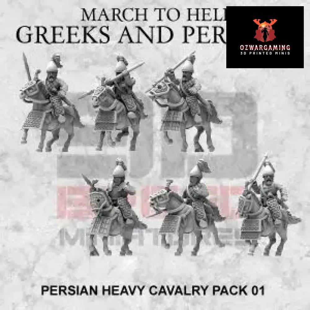 Persian Asabari Cavalry | 3DBreed 15mm Wargaming Miniatures Role Playing Miniatures