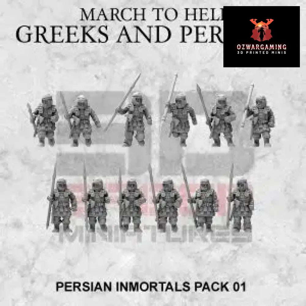 Persian Immortals | 3DBreed 15mm Wargaming Miniatures Role Playing Miniatures