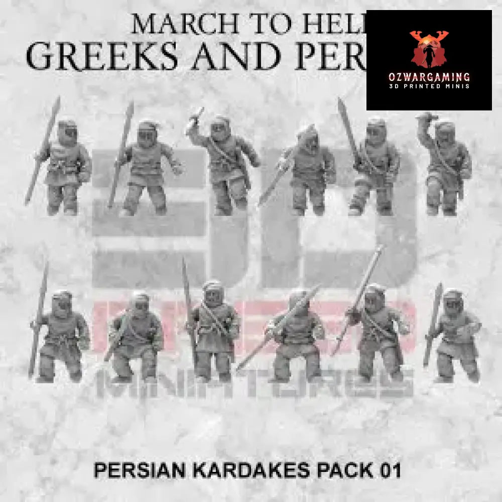 Persian Kardakes | 3DBreed 15mm Wargaming Miniatures Role Playing Miniatures
