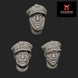 Polish People’s Army Head Swaps - Rogatywka Cap | Propylene Foliescu 28mm WW2 Wargaming Miniatures Role Playing