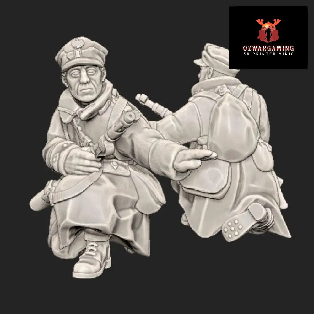 Polish People’s Army NCO | Propylene Foliescu 28mm WW2 Wargaming Miniatures Role Playing Miniatures