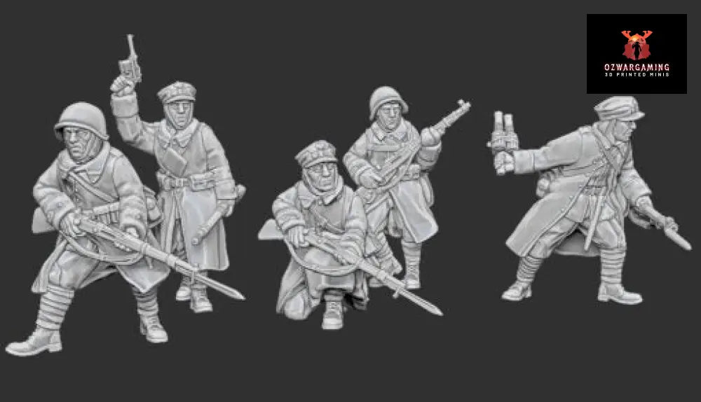 Polish People’s Army Riflemen | Propylene Foliescu 28mm WW2 Wargaming Miniatures Role Playing Miniatures