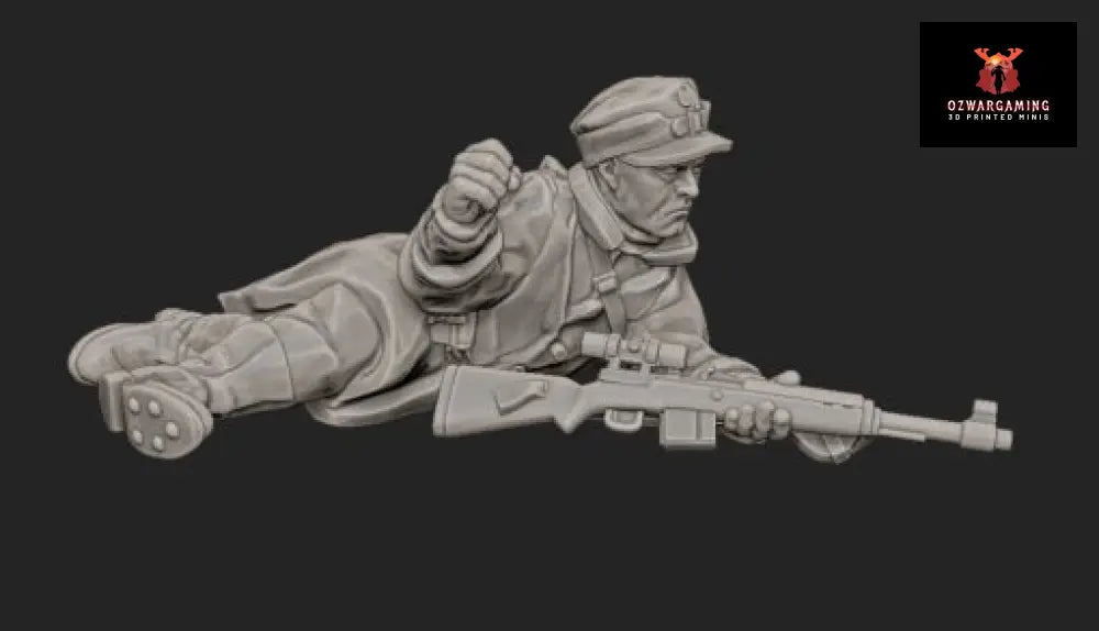 Polish People’s Army Sniper | Propylene Foliescu 28mm WW2 Wargaming Miniatures Role Playing Miniatures