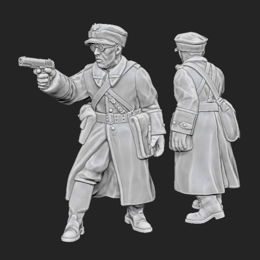 Polish People's Army Officer | Propylene Foliescu 28mm WW2 Wargaming Miniatures