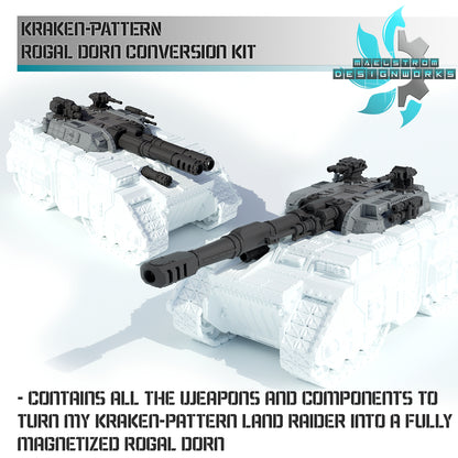 HEAVY BATTLE TANK KRAKEN-PATTERN CONVERSION KIT | Maelstrom Designworks Grimdark Wargaming Miniatures
