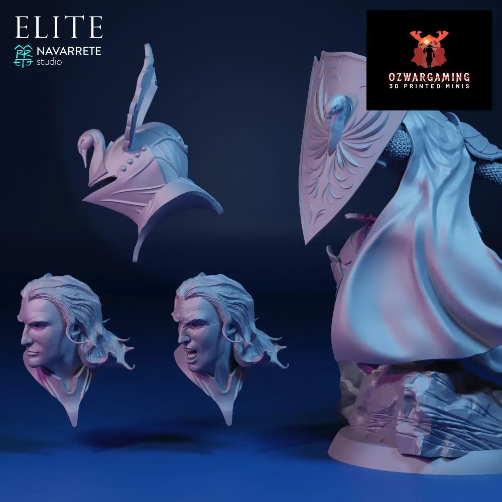 Prince Imrael Foot and Mounted | Navarrete Studios 25mm Fantasy Wargaming Miniatures