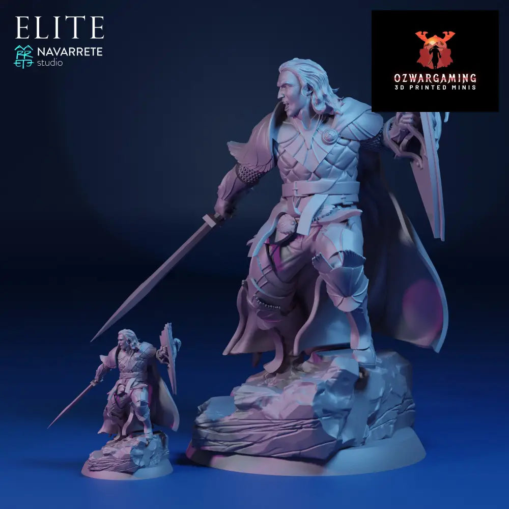 Prince Imrael Foot and Mounted | Navarrete Studios 25mm Fantasy Wargaming Miniatures