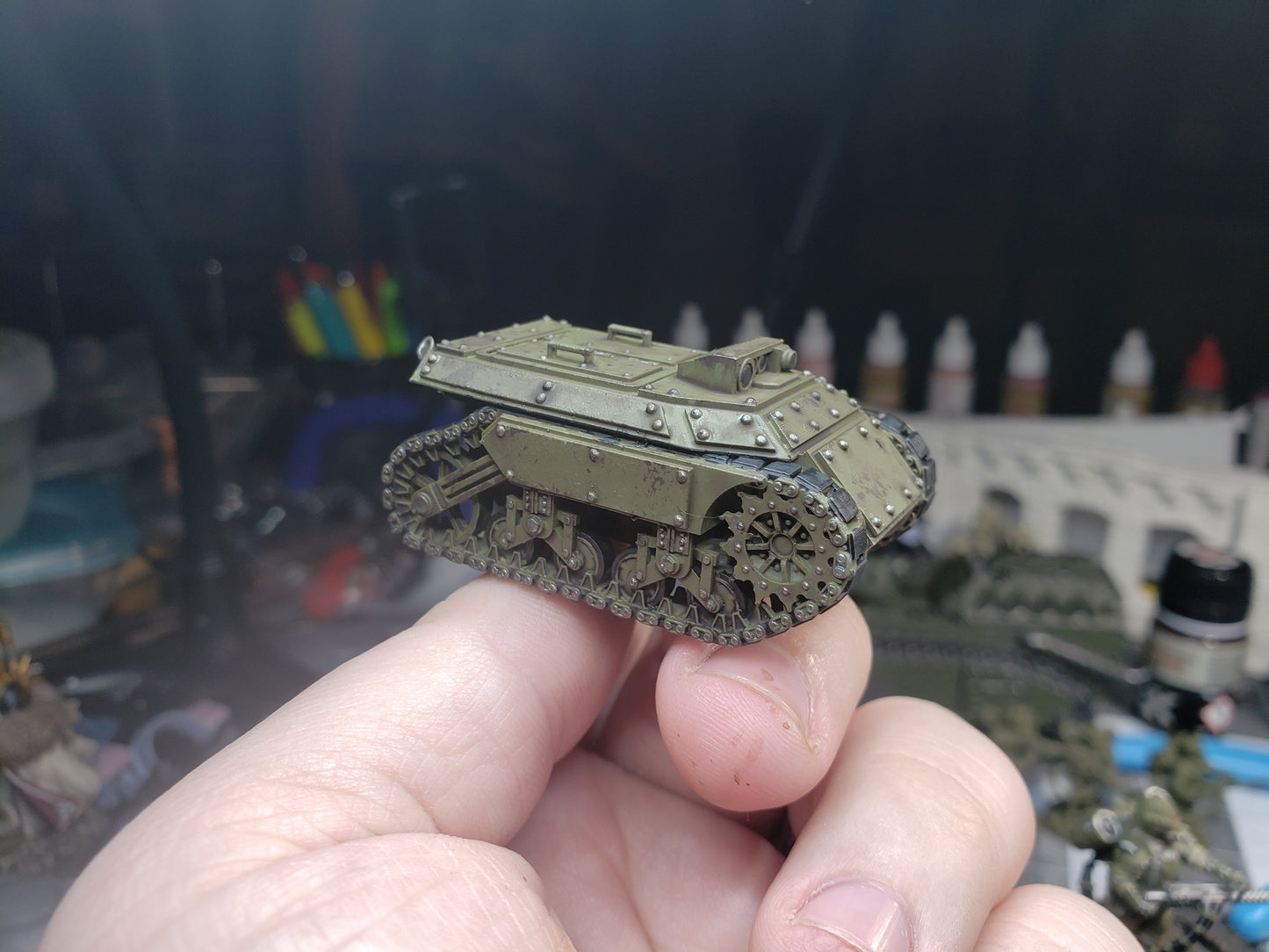 United States of America T12-W4L33 Demolition Vehicle | Golden Dragon Games Weird WW2 Role Playing Miniatures