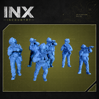 INX Incountry Legacy Rangers Assault |  Echo Dark Studios Modern Military Wargaming Miniatures