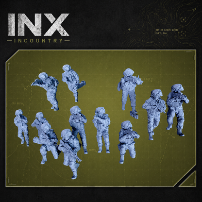 INX Incountry Legacy IDF Section |  Echo Dark Studios Modern Military Wargaming Miniatures