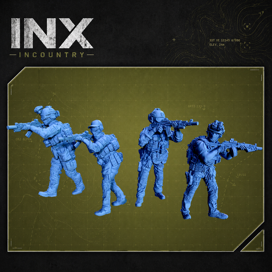INX Incountry Legacy Russian Alpha Fireteam |  Echo Dark Studios Modern Military Wargaming Miniatures
