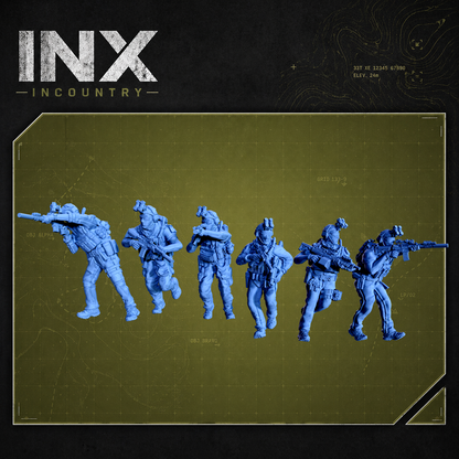 INX Incountry Legacy Western Commandos |  Echo Dark Studios Modern Military Wargaming Miniatures