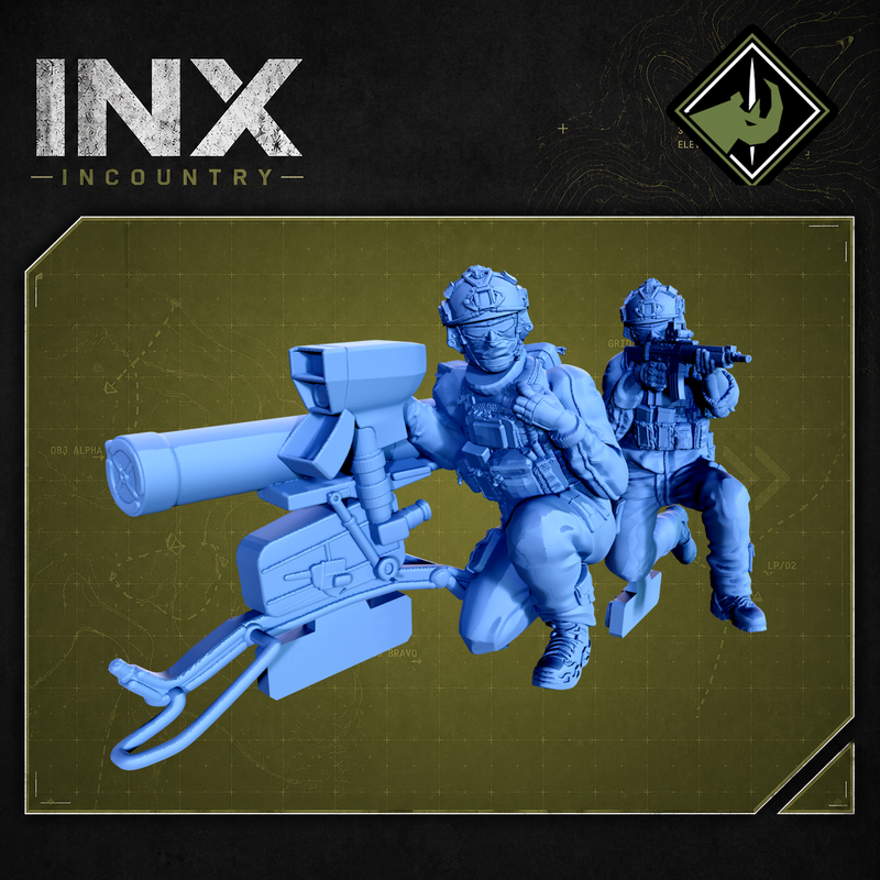 INX Incountry Blackthorn Anti Mobility |  Echo Dark Studios Modern Military Wargaming Miniatures