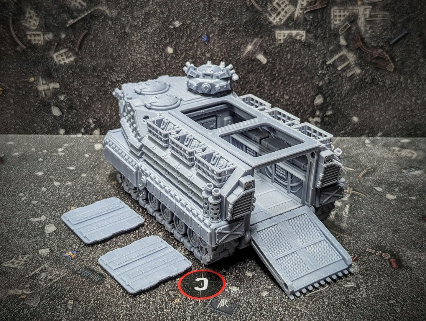 AKHLUT-PATTERN AMPHIBIOUS ASSAULT VEHICLE | Maelstrom Designworks Grimdark Wargaming Miniatures