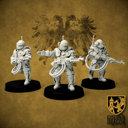Holy Roman Empire Panzergrenadiers | Golden Dragon Games Weird WW2 Role Playing Miniatures