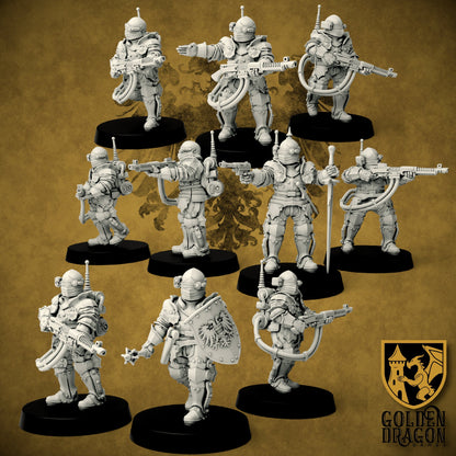 Holy Roman Empire Panzergrenadiers | Golden Dragon Games Weird WW2 Role Playing Miniatures