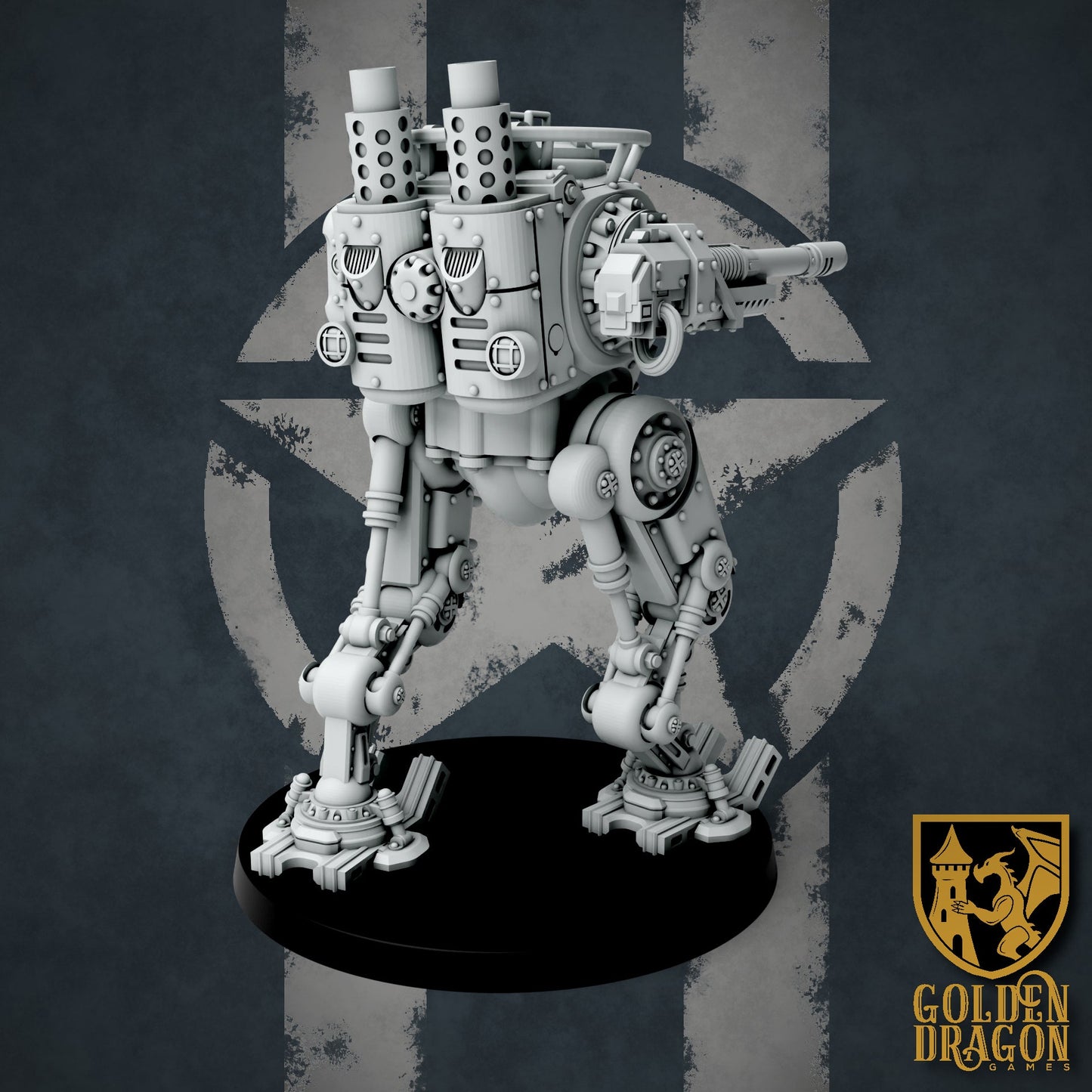 United States of America X32 Light Walkers | Golden Dragon Games Weird WW2 Role Playing Miniatures