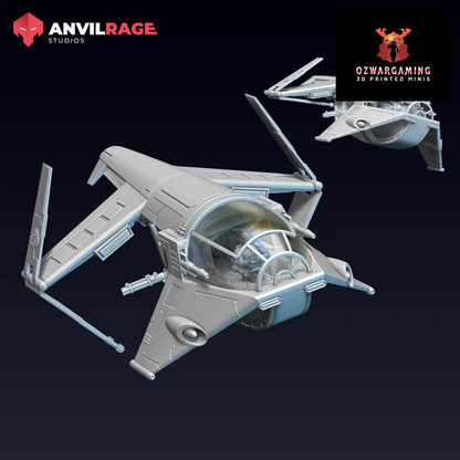 Rangers AFT Dropship | Anvilrage Galactic SciFi Miniatures 32mm 1/47 Legion Scale Role Playing Miniatures