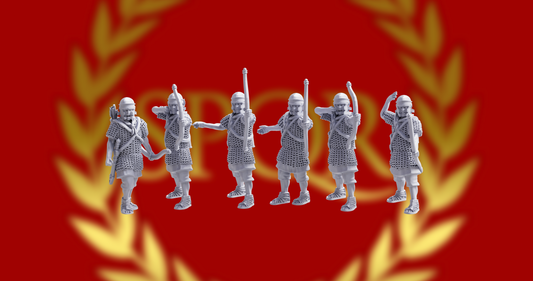 Imperial Roman Auxiliary Archers | 3D Breed 28mm Ancients Wargaming Miniatures Role Playing Miniatures