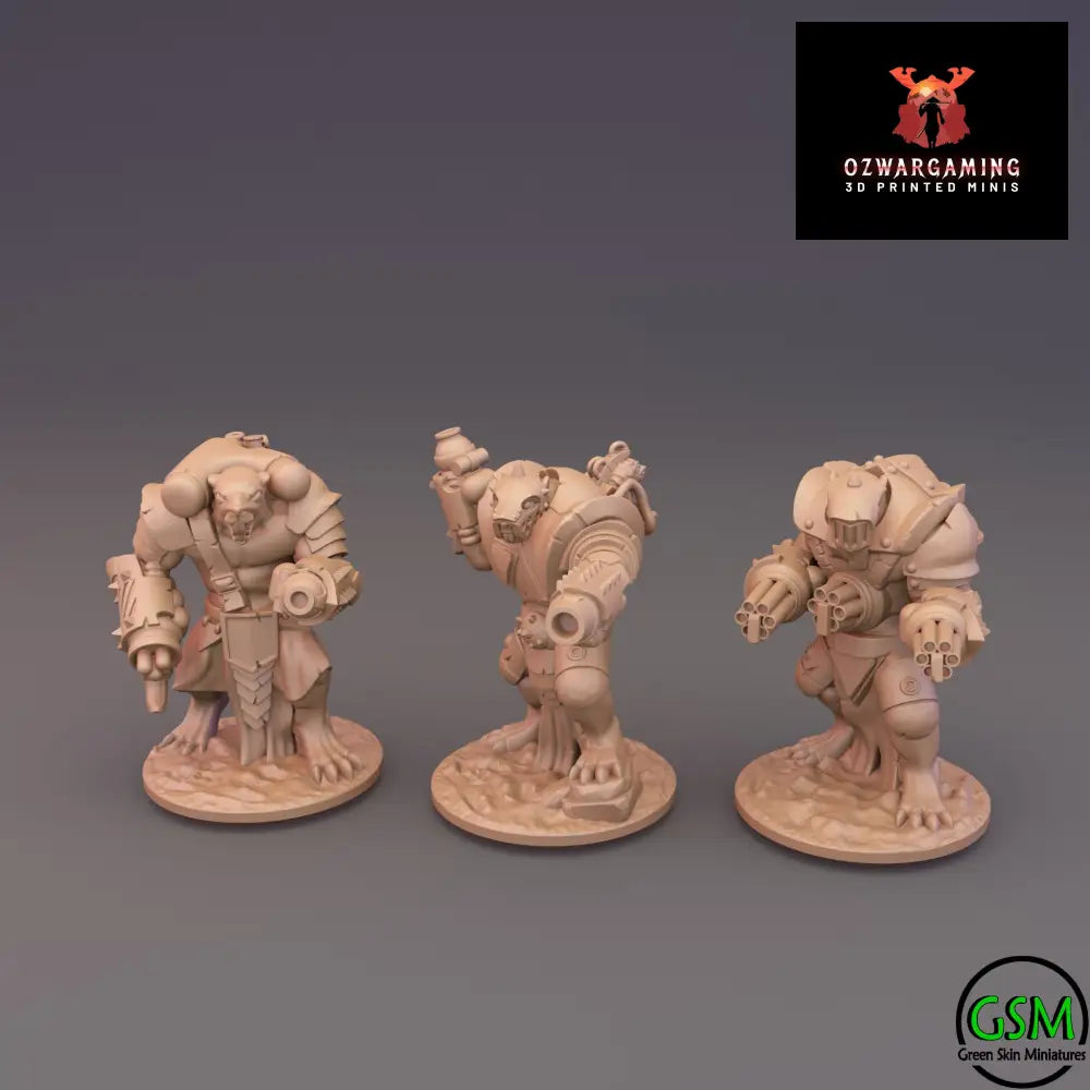 Ratmen Sturm Unfriends | Greenskin Miniatures 10mm Fantasy Wargaming Miniatures Role Playing Miniatures