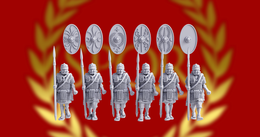 Imperial Roman Legionary Auxiliary Marching | 3D Breed 28mm Ancients Wargaming Miniatures Role Playing Miniatures