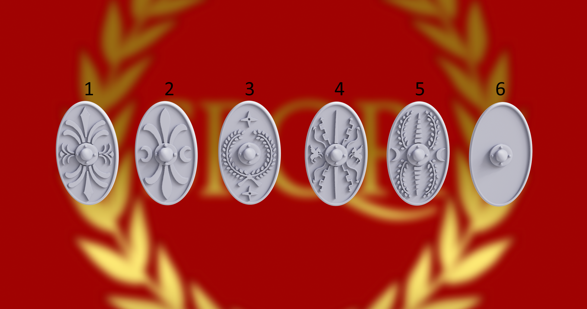 Imperial Roman Auxiliary Command 2 | 3D Breed 28mm Ancients Wargaming Miniatures Role Playing Miniatures