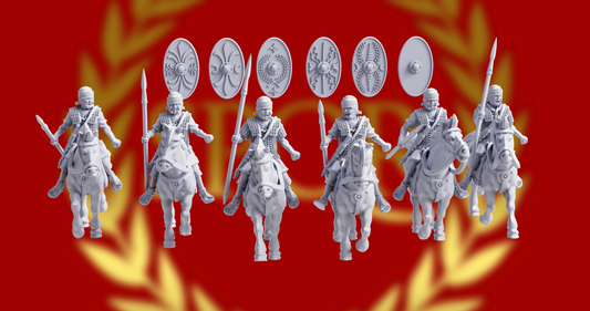 Imperial Roman Auxiliary Cavalry | 3D Breed 28mm Ancients Wargaming Miniatures Role Playing Miniatures