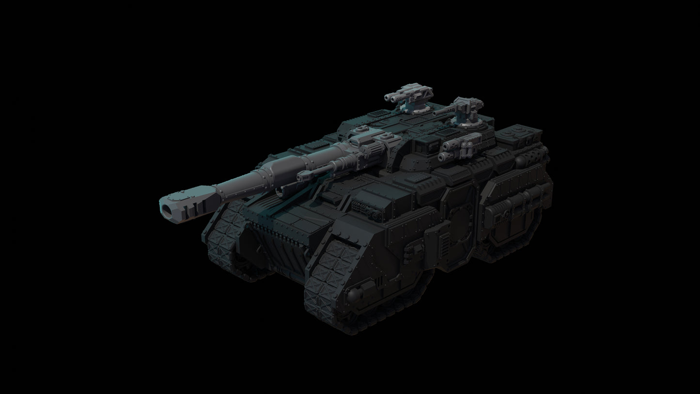 HEAVY BATTLE TANK KRAKEN-PATTERN CONVERSION KIT | Maelstrom Designworks Grimdark Wargaming Miniatures