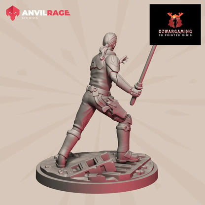 Rebellious Knight | Anvilrage Galactic SciFi Miniatures Shatter Scale Role Playing Miniatures