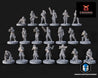 Regime Beach Troopers |Galactic Armory 32mm SCI-FI Wargaming Miniatures Role Playing Miniatures