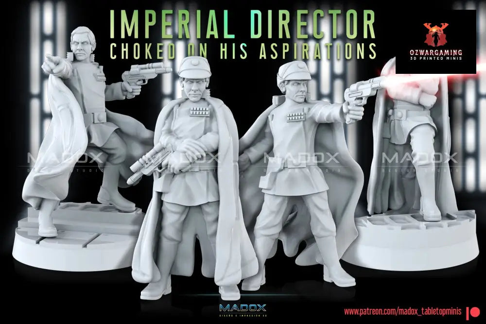 Regime Director | Warbear Studios 28mm SciFi Wargaming Miniatures Role Playing Miniatures