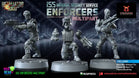 Regime ISS Enforcers Build Kit | Warbear Studios 28mm SciFi Wargaming Miniatures Role Playing Miniatures