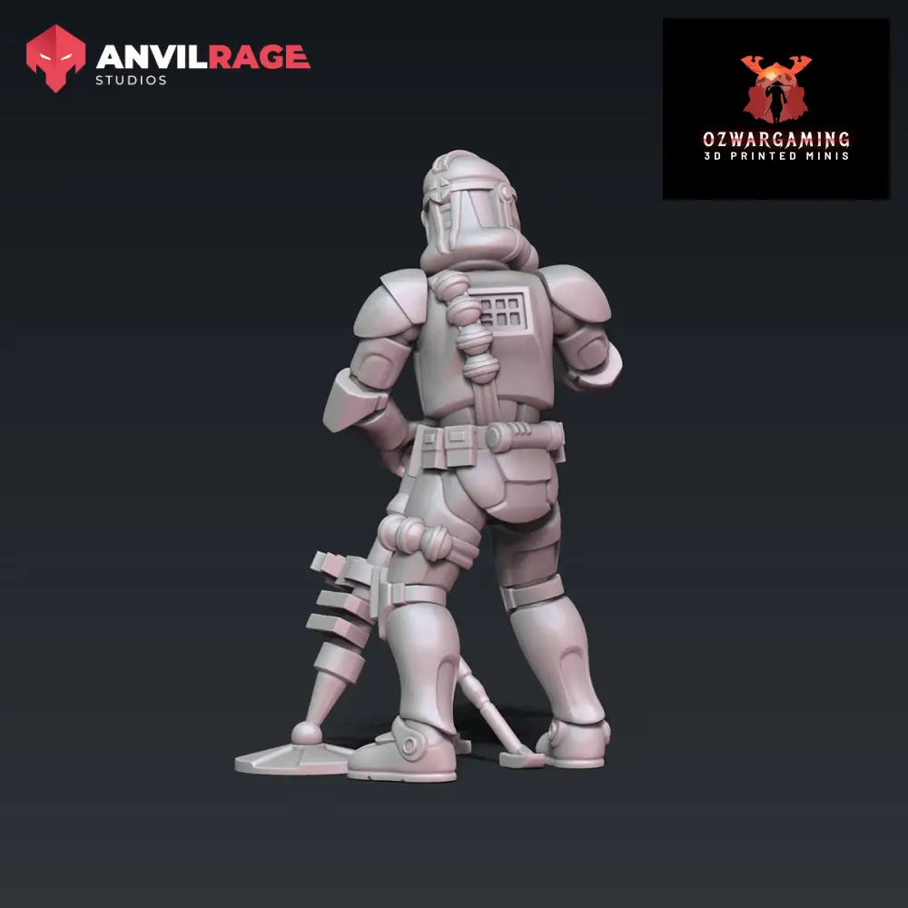 Replicator Mortar | Anvilrage Galactic SciFi Miniatures 32mm 1/47 Legion Scale Role Playing Miniatures