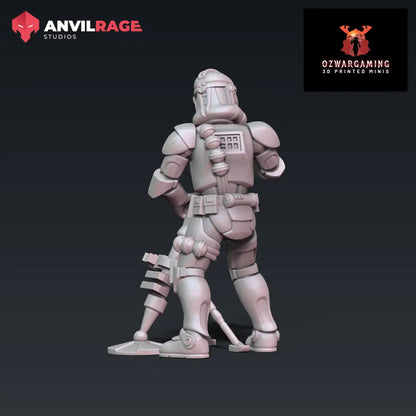Replicator Mortar | Anvilrage Galactic SciFi Miniatures 32mm 1/47 Legion Scale Role Playing Miniatures