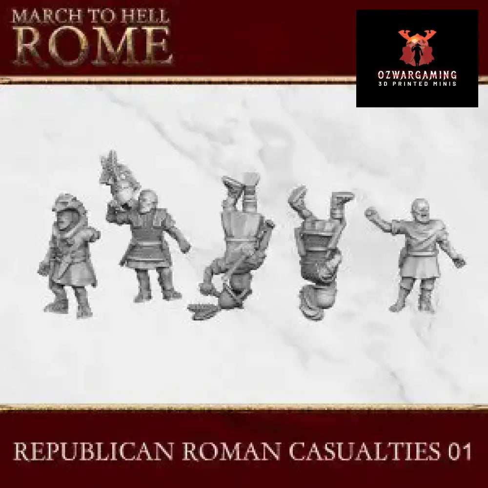 Republican Rome Casualties | 3DBreed 15mm Wargaming Miniatures Role Playing Miniatures
