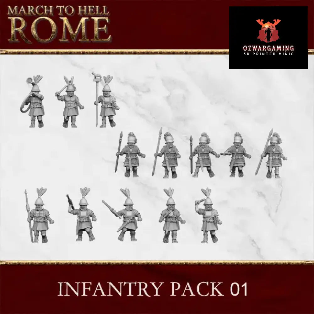Republican Rome Infantry | 3DBreed 15mm Wargaming Miniatures Role Playing Miniatures