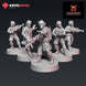 Resistance Rodian Soldiers | Anvilrage Galactic SciFi Miniatures 32mm 1/47 Legion Scale Role Playing Miniatures