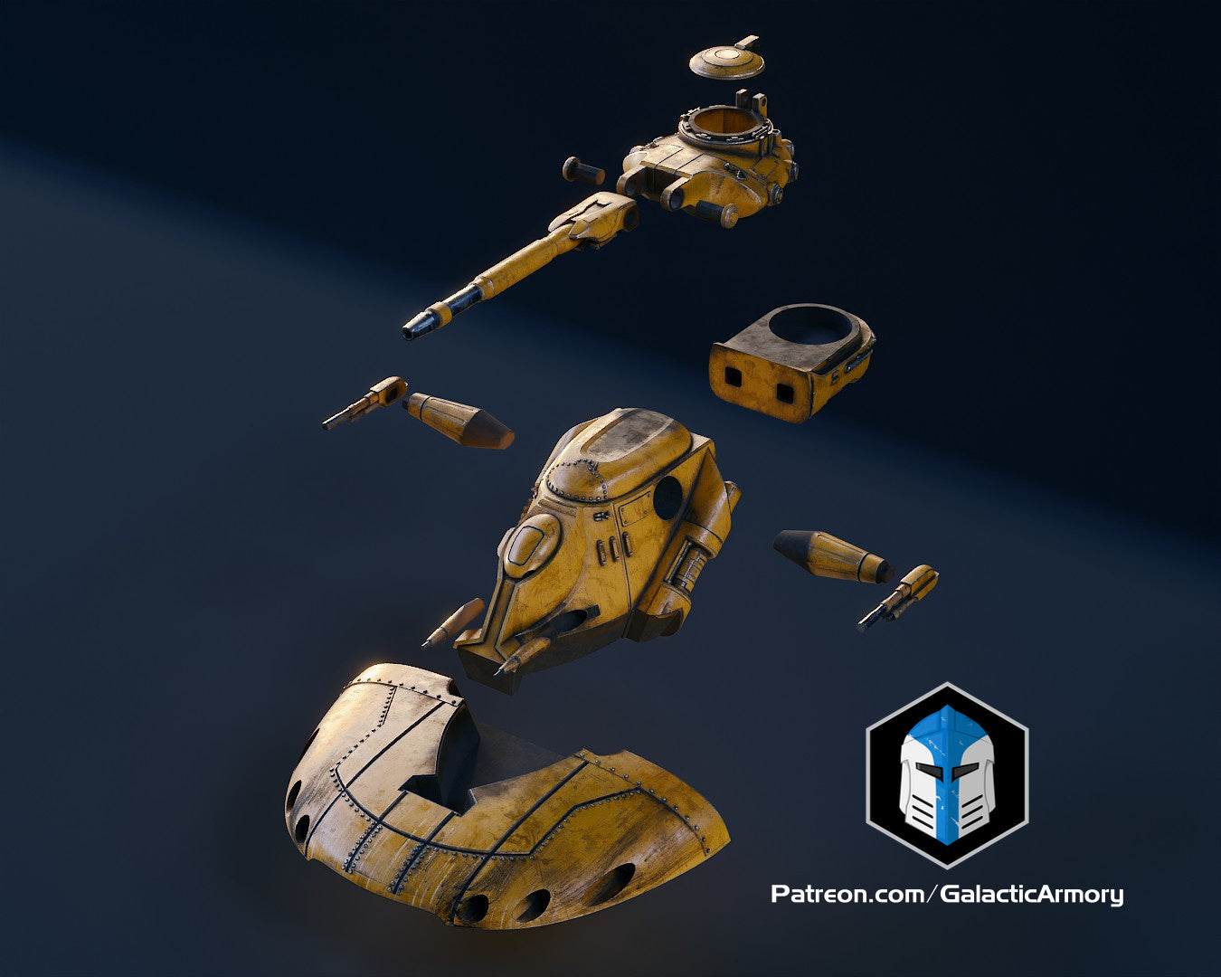 Droid Army AAT Tank |Galactic Armory 32mm SCI-FI Wargaming Miniatures Role Playing Miniatures