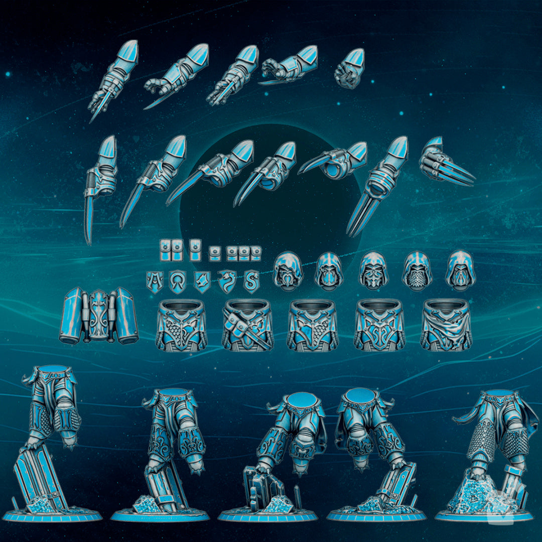 Scylla Legion Assault Brothers Build Kit | DakkaDakka.store Grimdark Wargaming Miniatures Role Playing Miniatures