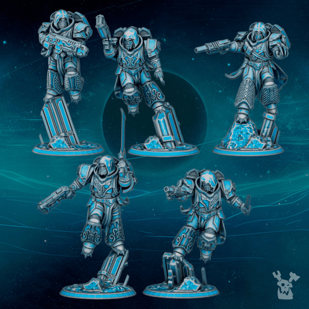 Scylla Legion Assault Brothers Mono Pose | DakkaDakka.store Grimdark Wargaming Miniatures Role Playing Miniatures