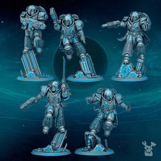 Scylla Legion Assault Brothers Mono Pose | DakkaDakka.store Grimdark Wargaming Miniatures Role Playing Miniatures